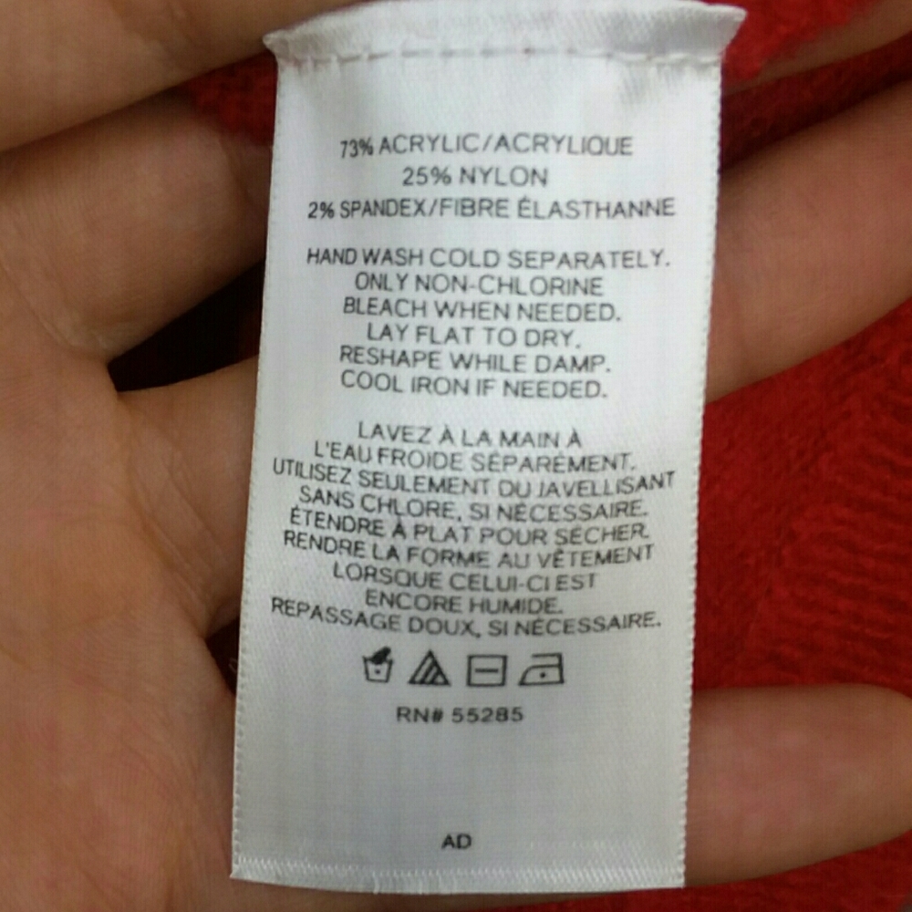 NWT EXPRESS Red Wrap Sweater - Picture 8 of 11